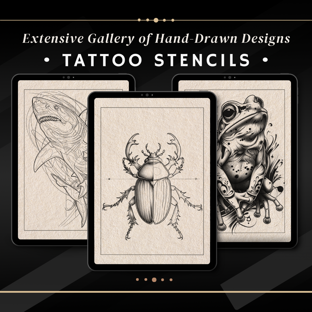 Animales en Blackwork | 32 plantillas y diseños de referencia