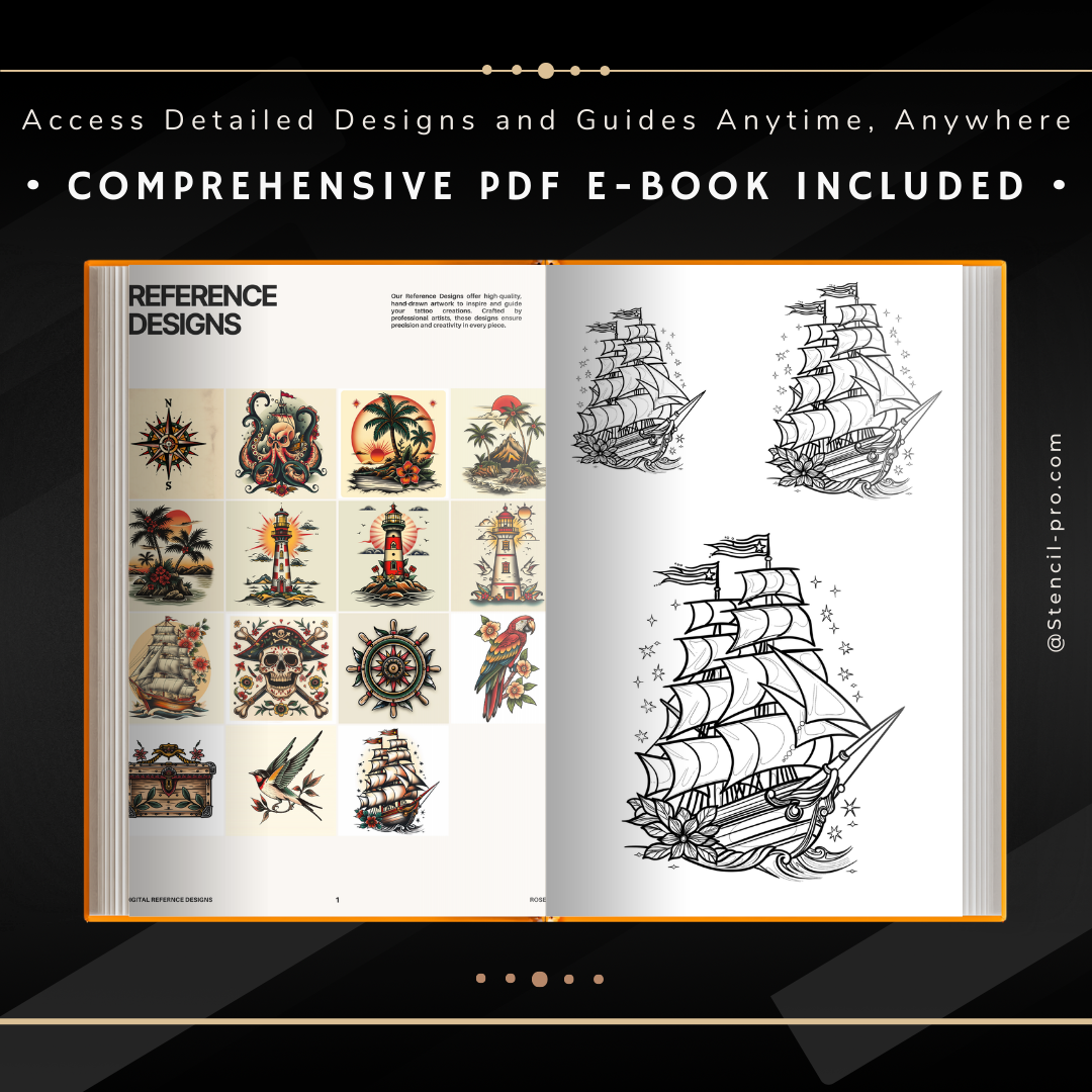 Traditional Nautical | 30 Stencils & Reference Designs