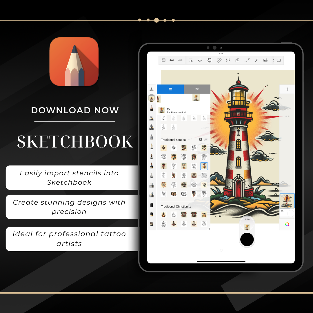 Traditional Nautical | 30 Stencils & Reference Designs