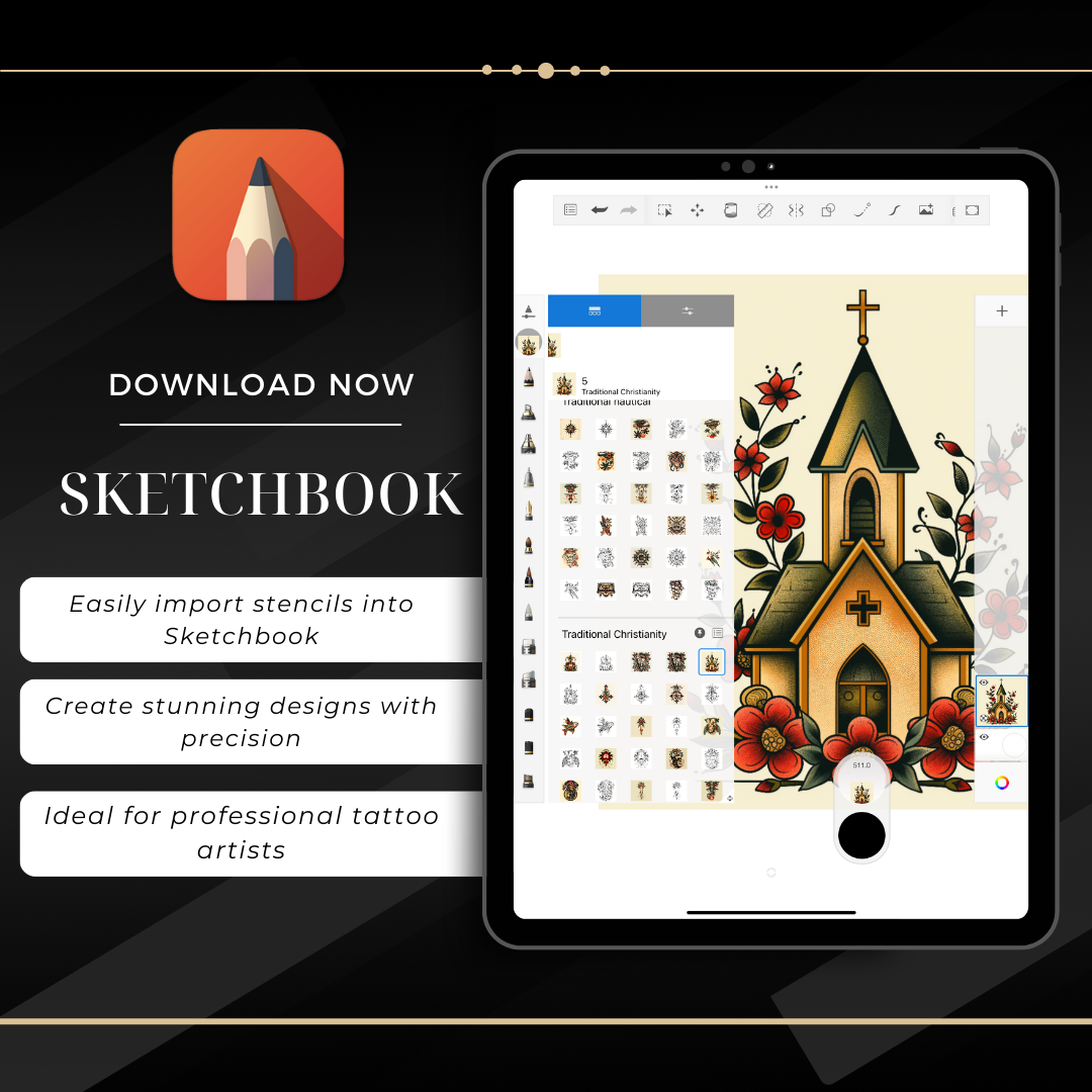 Traditional Christianity | 30 Stencils & Reference Designs