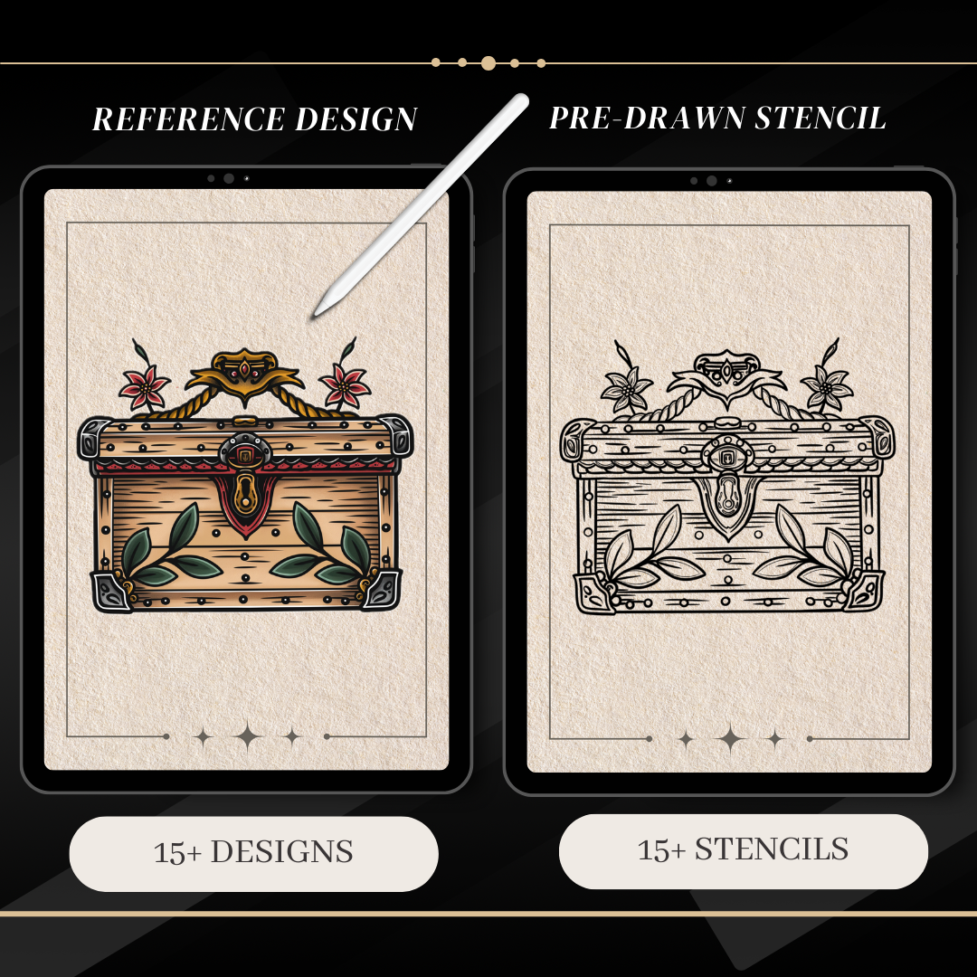 Traditional Nautical | 30 Stencils & Reference Designs
