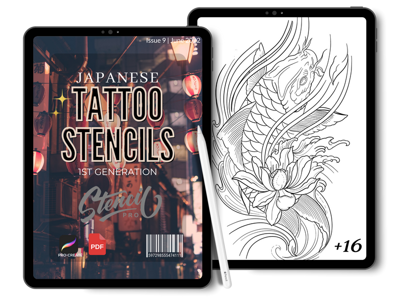 japonés | 1ra Generación | Plantillas de tatuajes | Procrear y descargar PDF