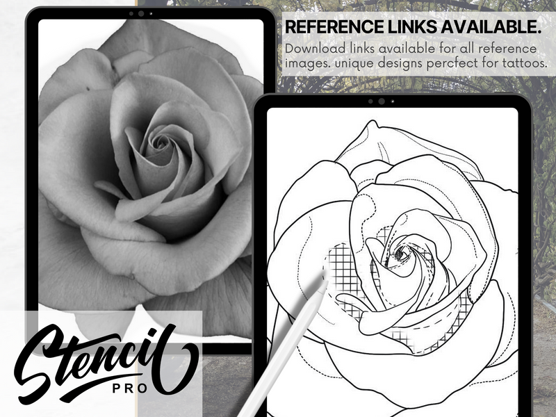 rosas | Volumen Uno | Plantillas de tatuajes | Procrear y descargar PDF